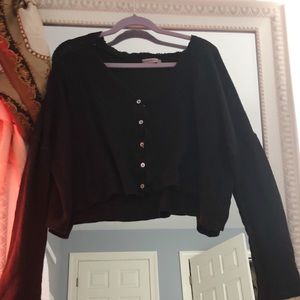 urban slouchy button up